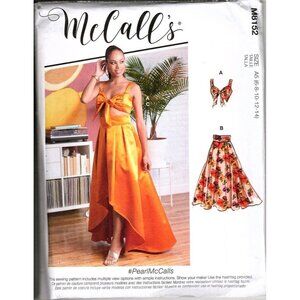 McCall's M8152 Misses 6 to 14 Bralette Top and Skirts Uncut Sewing Pattern